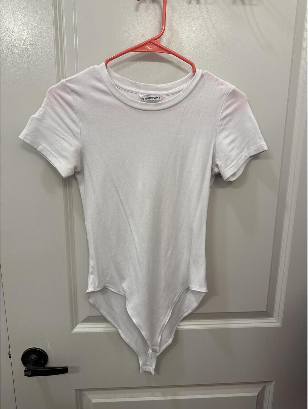 Mangopop White Bodysuit